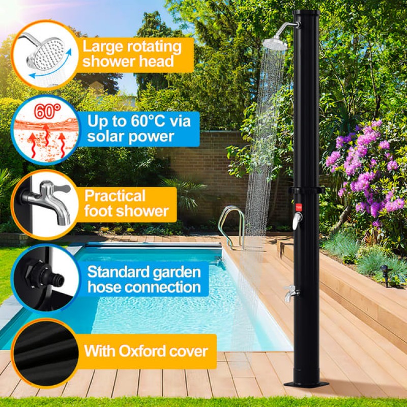 CHUVEIRO / DUCHE SOLAR 20LT PVC