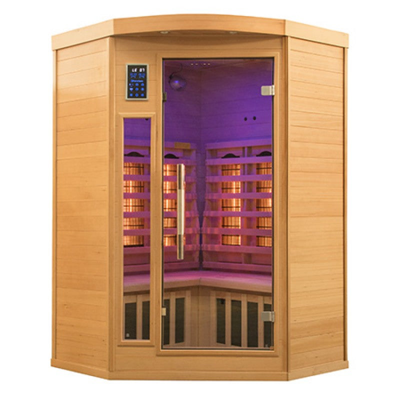 SAUNA DE INFRAVERMELHOS - APOLLON 2 LUGARES EM ESQUINA