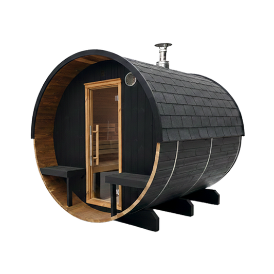 SAUNA DE EXTERIOR - ONYXIA BARREL 6 LUGARES