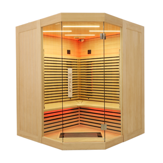 SAUNA DE INFRAVERMELHOS - CANOPÉE 3 LUGARES EM ESQUINA