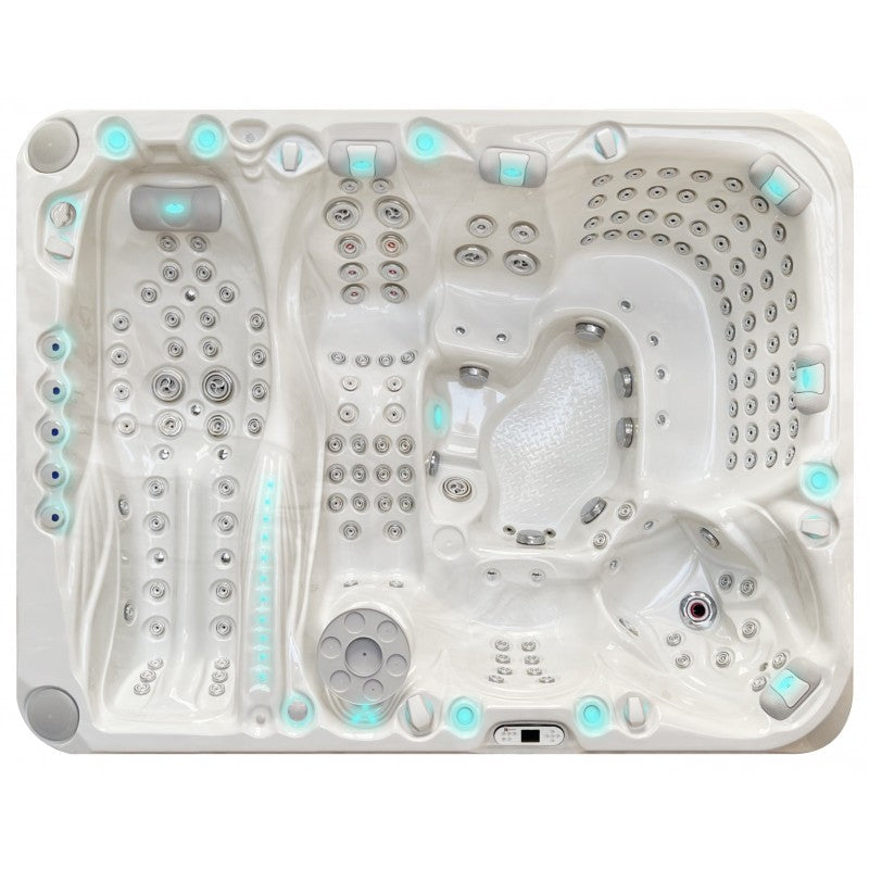 SPA / JACUZZI ECSTATIC MIGHTY WAVE (150 JETS - 3 MOTORES MASSAGENS,1 BOMBA AR,1MOTOR FILTRAGEM E 1 SISTEMS TERATIA WAVE) EXCLUSIVE COLECTION